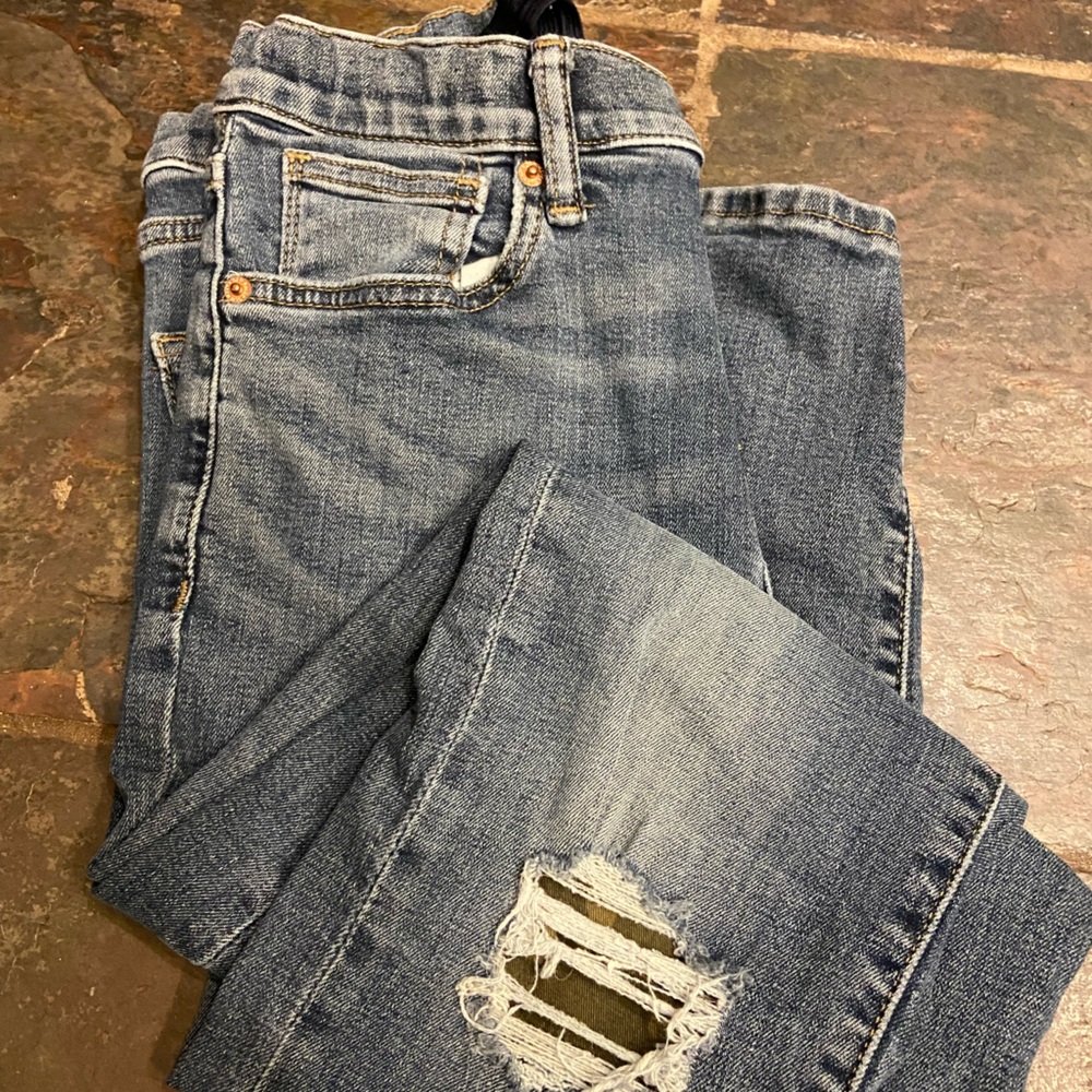 Old Navy Denim Jeans distressed pre-owned boys size 14